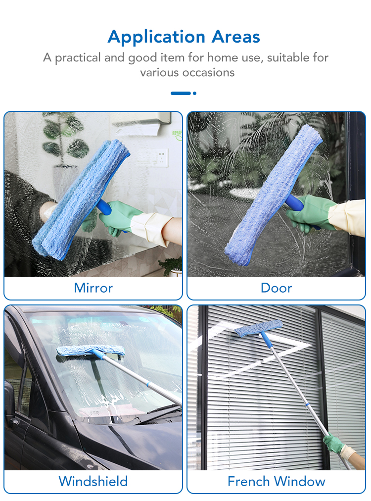 CT Window Washer With Microfiber Abrasive Replacement - Cleanic Cleaning Equipment
